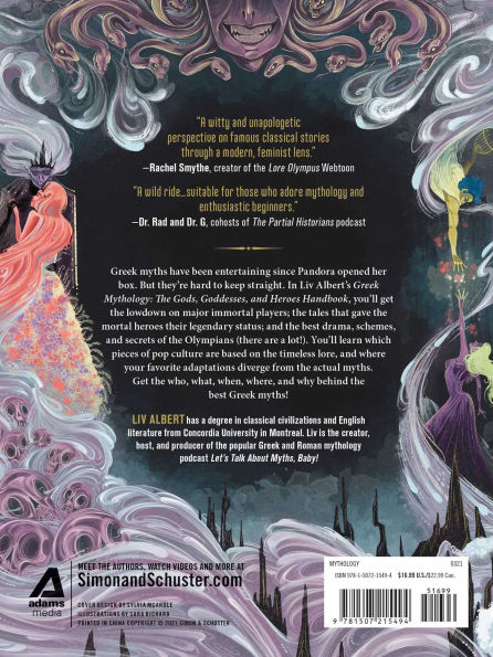 Greek Mythology: The Gods, Goddesses, and Heroes Handbook: From Aphrodite to Zeus, a Profile of Who's Who Mythology