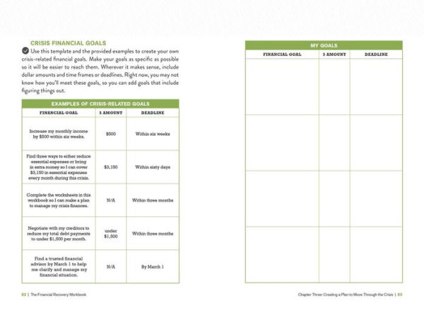 The Financial Recovery Workbook: A Step-by-Step Plan for Regaining Control of Your Money and Your Life During and after a Personal Financial Crisis