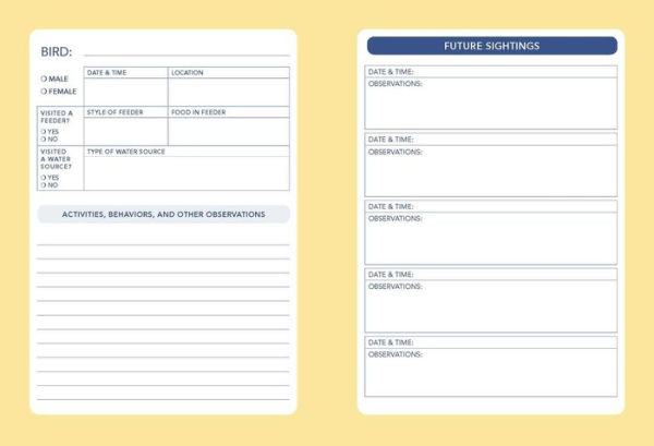 The Backyard Bird Journal: A Guide to Recording and Observing the Birds in Your Yard
