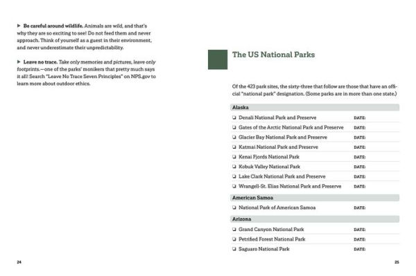 The National Parks Journal: Plan & Record Your Trips to the US National Parks