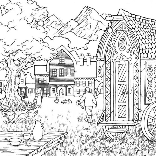 The Unofficial Wheel of Time Coloring Book: From the Two Rivers to the White Tower, Color Your Way Through the World of the Wheel