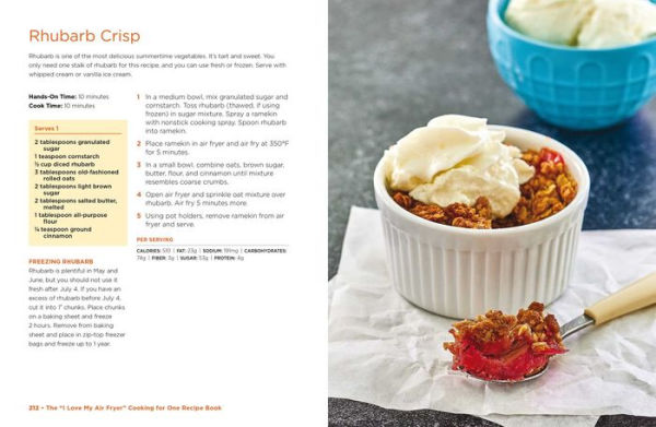 The "I Love My Air Fryer" Cooking for One Recipe Book: 175 Easy and Delicious Single-Serving Recipes, from Chicken Parmesan to Pineapple Upside-Down Cake More