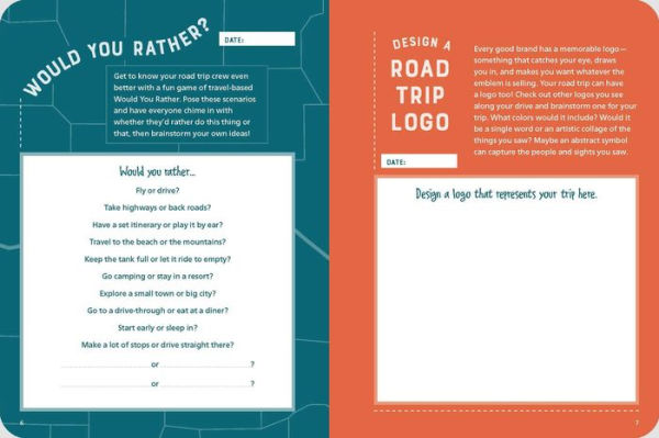 The Road Trip Journal & Activity Book: Everything You Need to Have and Record an Epic Road Trip!