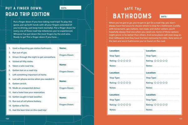 The Road Trip Journal & Activity Book: Everything You Need to Have and Record an Epic Road Trip!