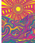 Alternative view 6 of On the Wall Posters: Psychedelic: 30 Trippy Wall Posters to Tear Out and Hang Up