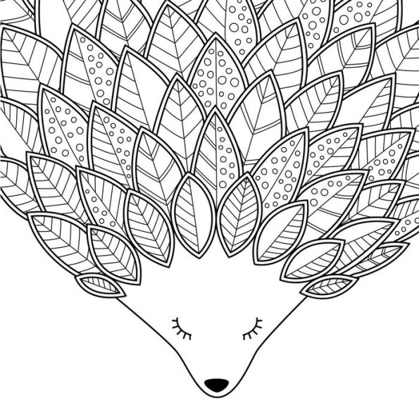 Pretty Simple Coloring: Nature Scenes: 45 Easy-to-Color Pages Inspired by the Beauty of Nature