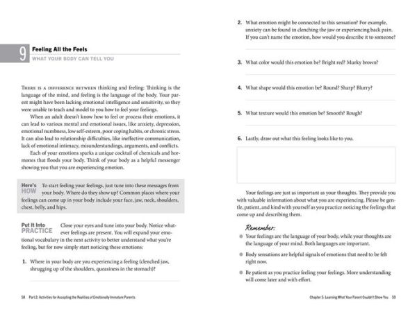 Emotionally Immature Parents: A Recovery Workbook for Adult Children: Unpack Harmful Dynamics from Your Childhood, Empower Yourself As an Adult, and Set Boundaries the Future