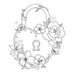 Alternative view 6 of Pretty Simple Coloring: Love: 45 Easy-to-Color Pages Inspired by Happiness and Love
