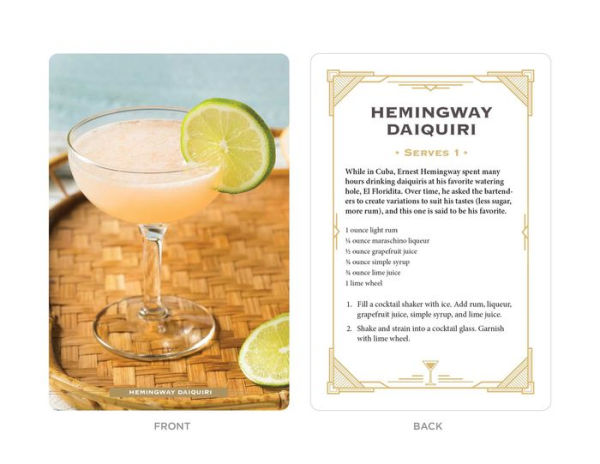 Rum Cocktail Cards A-Z: The Ultimate Drink Recipe Dictionary Deck