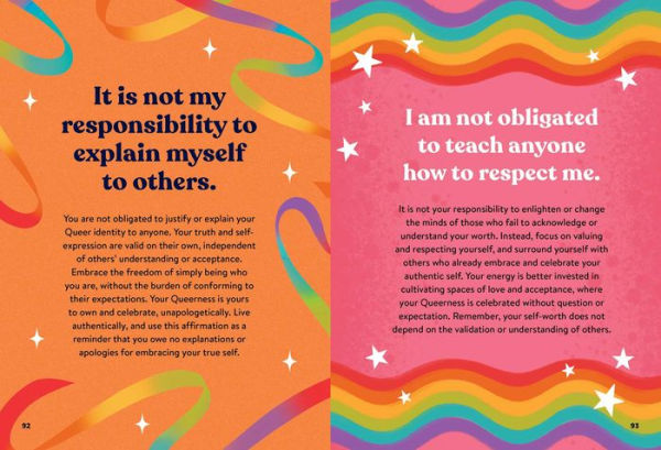 Affirmations for Queer People: 100+ Positive Messages to Affirm, Empower, and Inspire