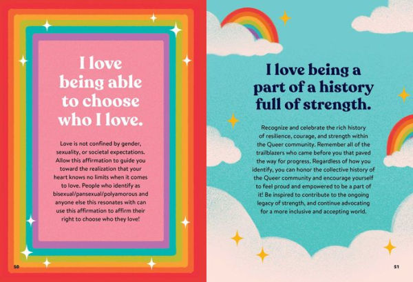 Affirmations for Queer People: 100+ Positive Messages to Affirm, Empower, and Inspire