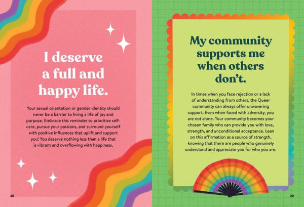 Affirmations for Queer People: 100+ Positive Messages to Affirm, Empower, and Inspire