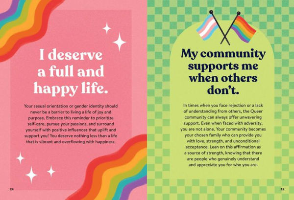 Affirmations for Queer People: 100+ Positive Messages to Affirm, Empower, and Inspire