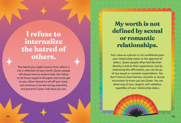 Affirmations for Queer People: 100+ Positive Messages to Affirm, Empower, and Inspire