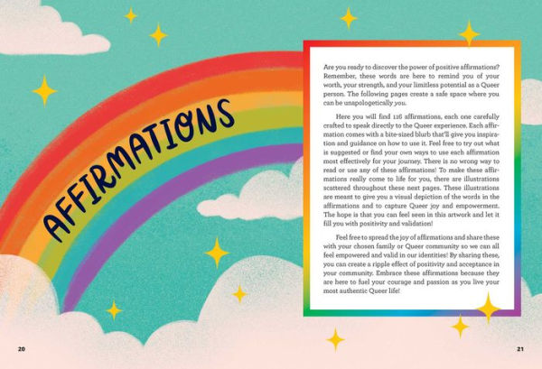 Affirmations for Queer People: 100+ Positive Messages to Affirm, Empower, and Inspire