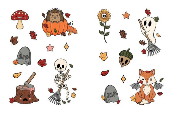The Creepy Cute Sticker Book: 500+ Stickers to Scare You Silly