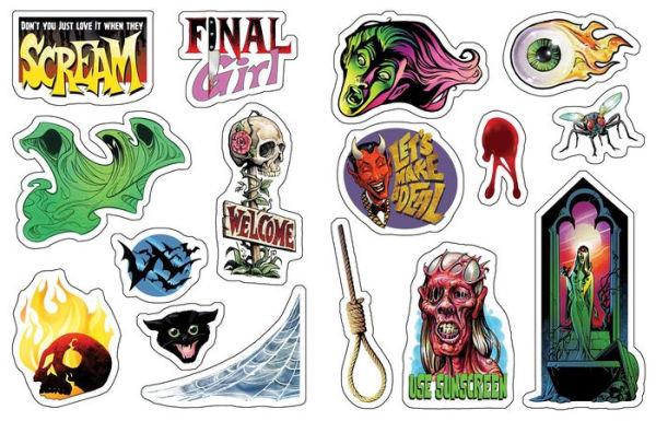 The Extreme Horror Sticker Book: 500+ Stickers to Keep You Up at Night