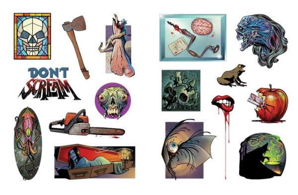 The Extreme Horror Sticker Book: 500+ Stickers to Keep You Up at Night