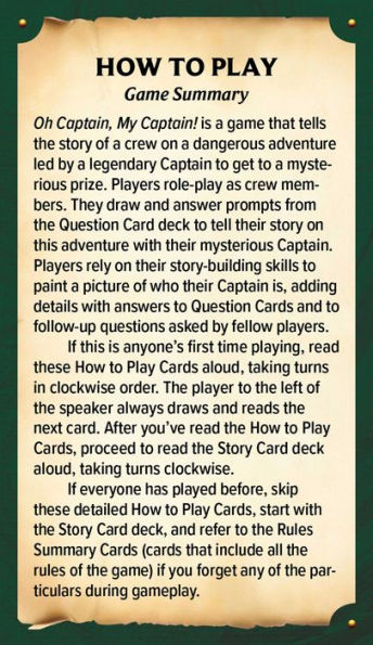 The Ultimate RPG Series Presents: Oh Captain, My Captain!: A Quick-Play Fantasy RPG