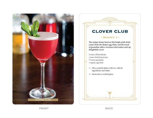 Gin Cocktail Cards A-Z: The Ultimate Drink Recipe Dictionary Deck