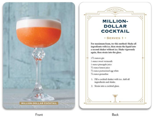 Gin Cocktail Cards A-Z: The Ultimate Drink Recipe Dictionary Deck