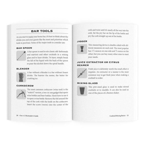 Gin Cocktail Cards A-Z: The Ultimate Drink Recipe Dictionary Deck