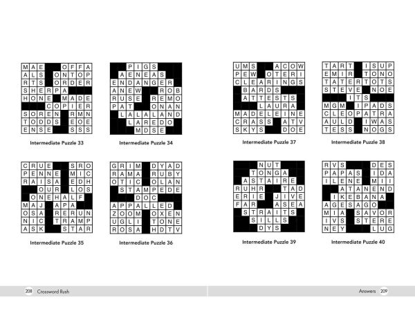Crossword Rush: Test Your Skills and Beat the Clock with 150+ Easy to Hard Challenges