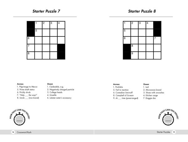 Crossword Rush: Test Your Skills and Beat the Clock with 150+ Easy to Hard Challenges