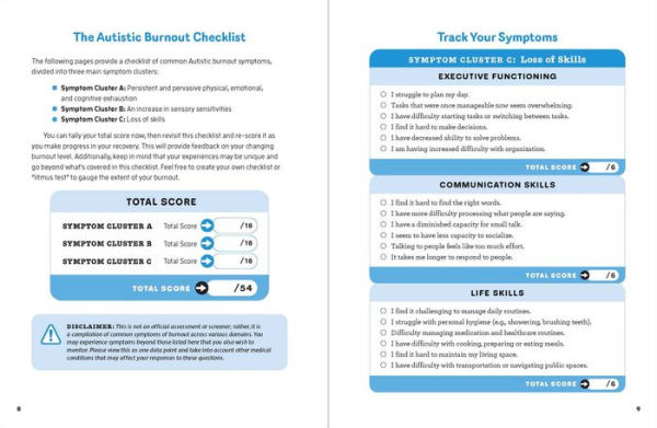 The Autistic Burnout Workbook: Your Guide to Your Personal Recovery Plan