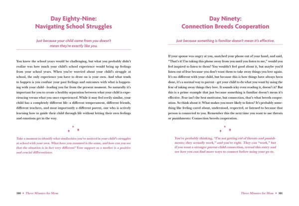 Three Minutes for Mom: 365 Days of Empowerment, Encouragement, and Growth a More Connected Motherhood