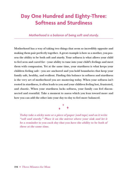 Three Minutes for Mom: 365 Days of Empowerment, Encouragement, and Growth a More Connected Motherhood