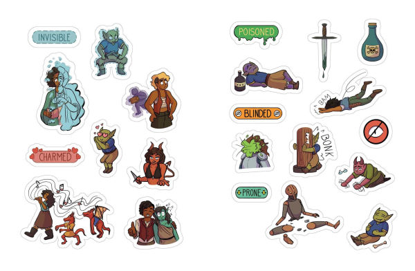 The Düngeonmeister RPG Sticker Book: 500+ Stickers to Level Up Your Campaign