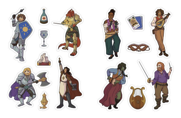 The Düngeonmeister RPG Sticker Book: 500+ Stickers to Level Up Your Campaign