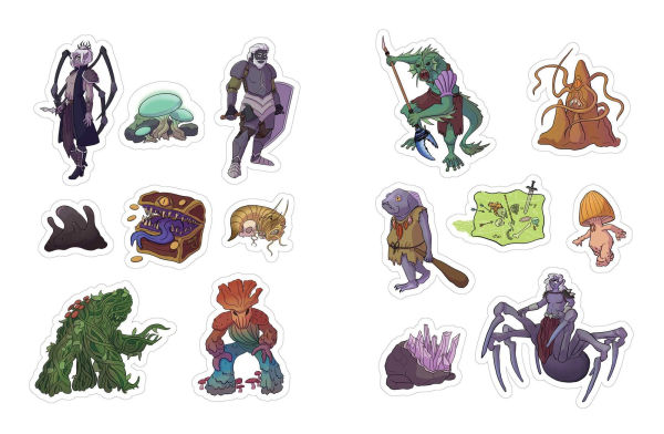The Düngeonmeister RPG Sticker Book: 500+ Stickers to Level Up Your Campaign