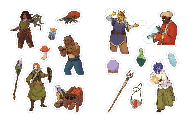 The Düngeonmeister RPG Sticker Book: 500+ Stickers to Level Up Your Campaign