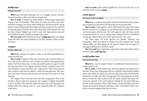Personal Finance Plain English: Definitions. Examples. Uses.