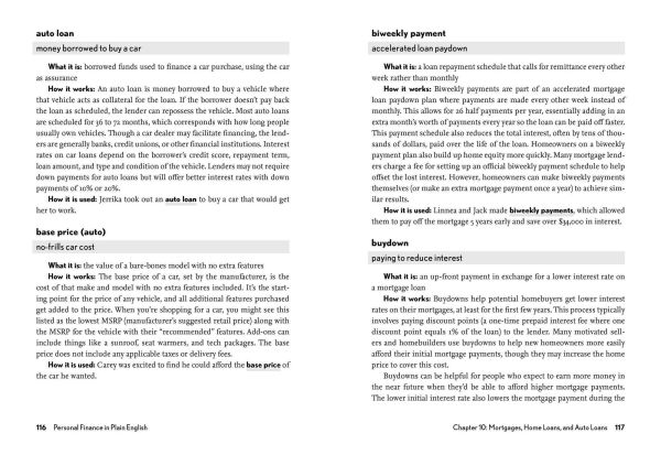 Personal Finance Plain English: Definitions. Examples. Uses.