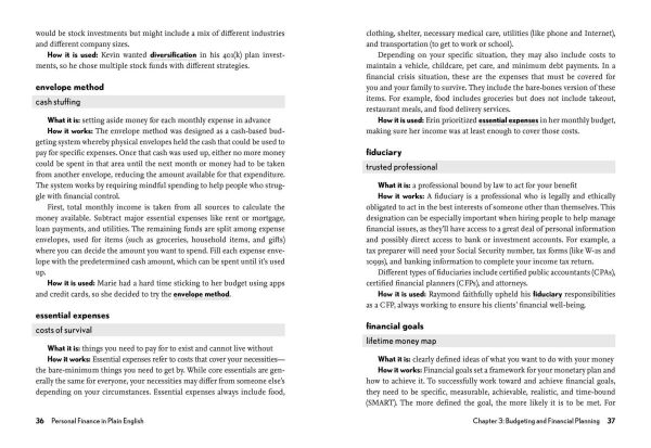 Personal Finance Plain English: Definitions. Examples. Uses.