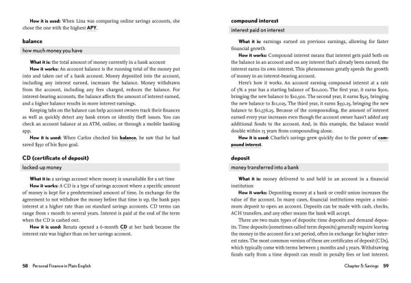 Personal Finance Plain English: Definitions. Examples. Uses.