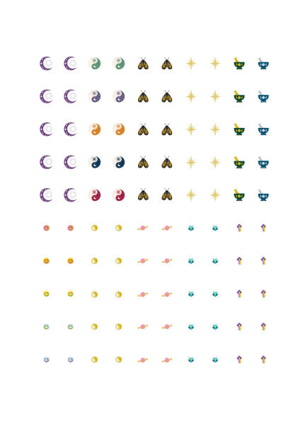 The Ultimate Nail Art Sticker Book: 1,000+ Stickers for Your Nail Art Moment!