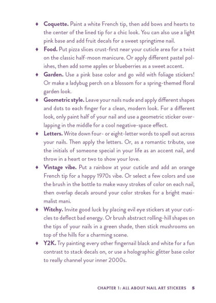 The Ultimate Nail Art Sticker Book: 1,000+ Stickers for Your Nail Art Moment!