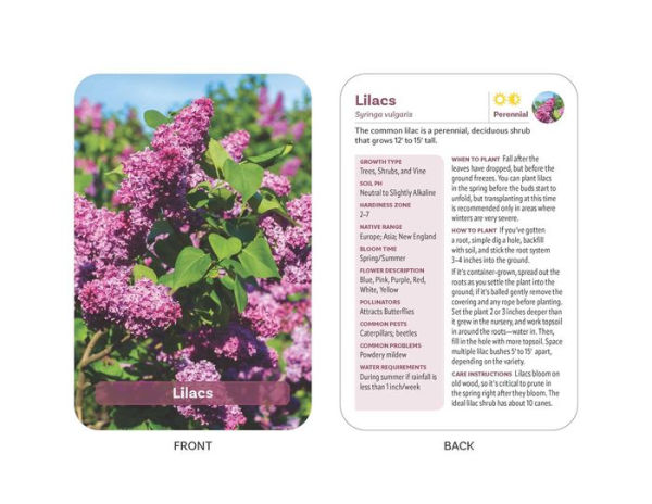 The Flower Garden Deck: 50 Flower Cards to Help You Plan, Plant, and Care For the Perfect Garden!