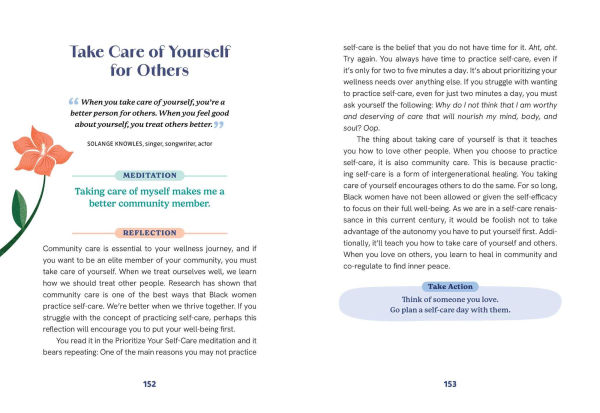Meditations for Black Women: 75 Mindful Reflections to Help You Stay Grounded & Find Inner Peace