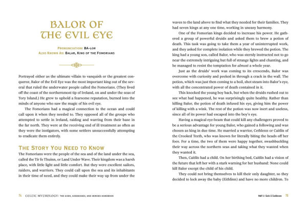 Celtic Mythology: The Gods, Goddesses, and Heroes Handbook