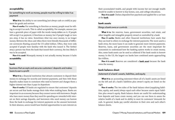 Economics Plain English: Definitions. Examples. Uses.