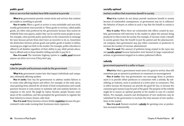 Economics Plain English: Definitions. Examples. Uses.