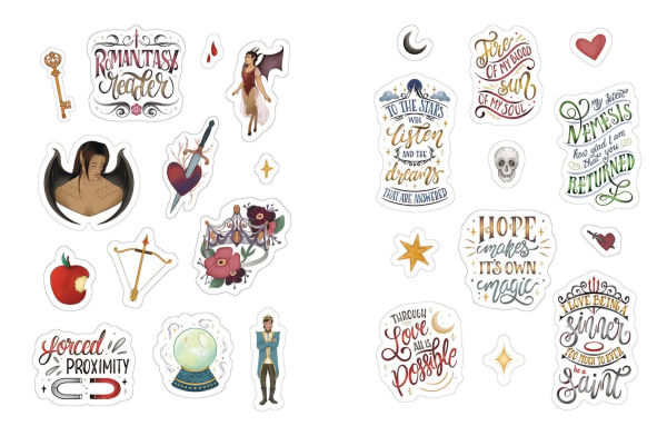 The Romantasy Sticker Book: 500+ Stickers for Fantastical Love Stories