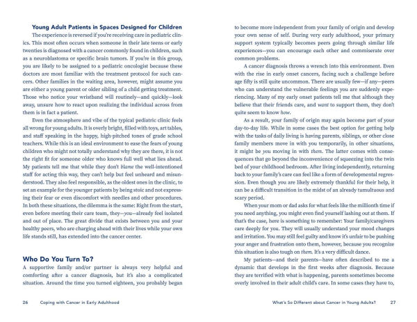 Coping with Cancer Early Adulthood: From Diagnosis to Treatment Day-to-Day Life Changes, Navigating Your Journey