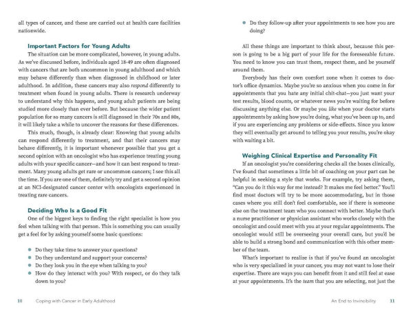 Coping with Cancer Early Adulthood: From Diagnosis to Treatment Day-to-Day Life Changes, Navigating Your Journey