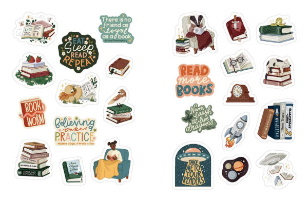 One More Page: A Sticker Book for Book Lovers!